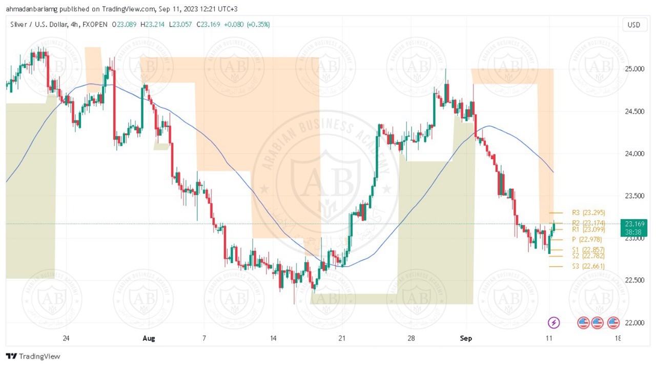تحليل الفضة ليوم الثلاثاء الموافق 12-9-2023