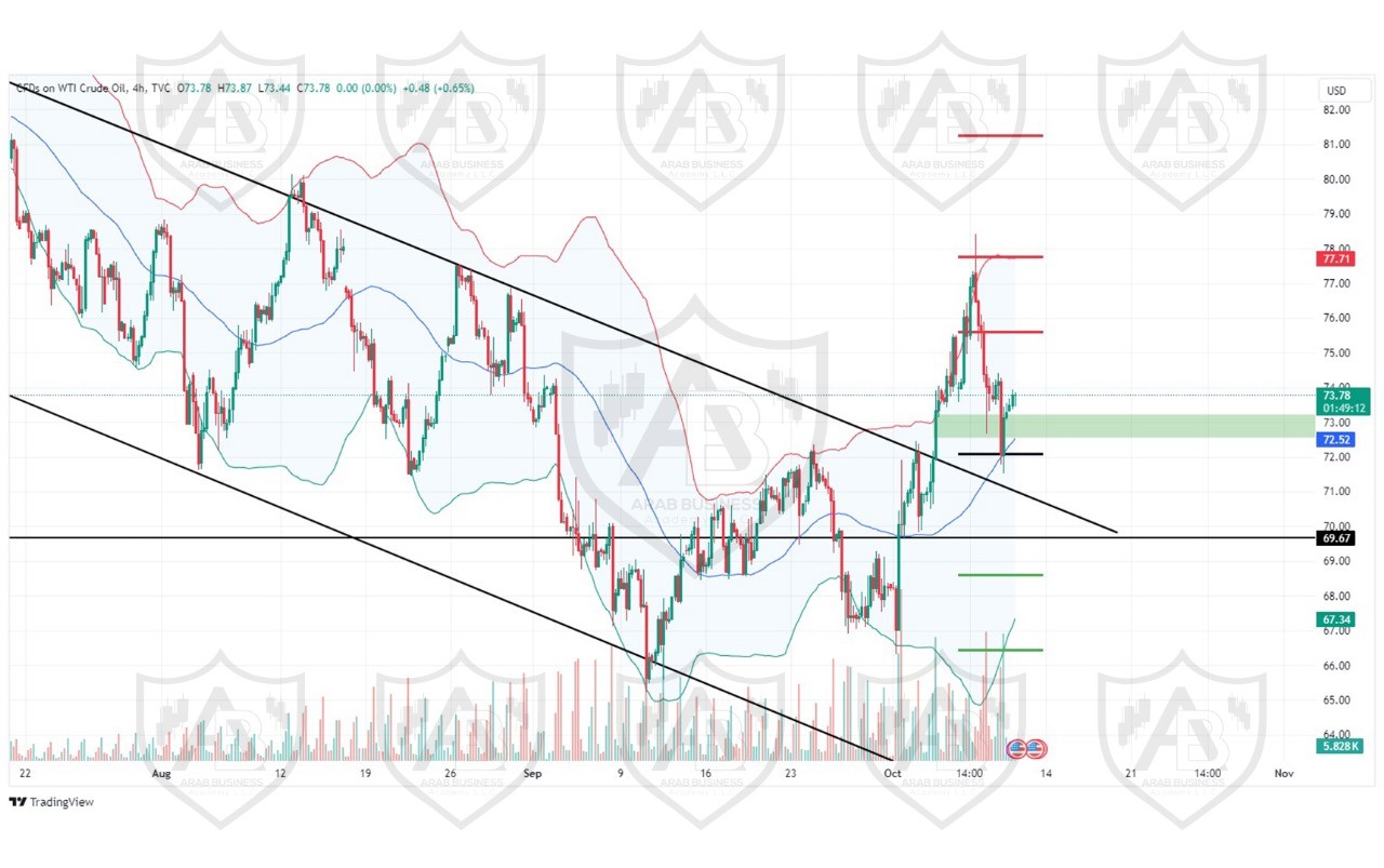 تحليل النفط USOIL ليوم الخميس  10-10-2024