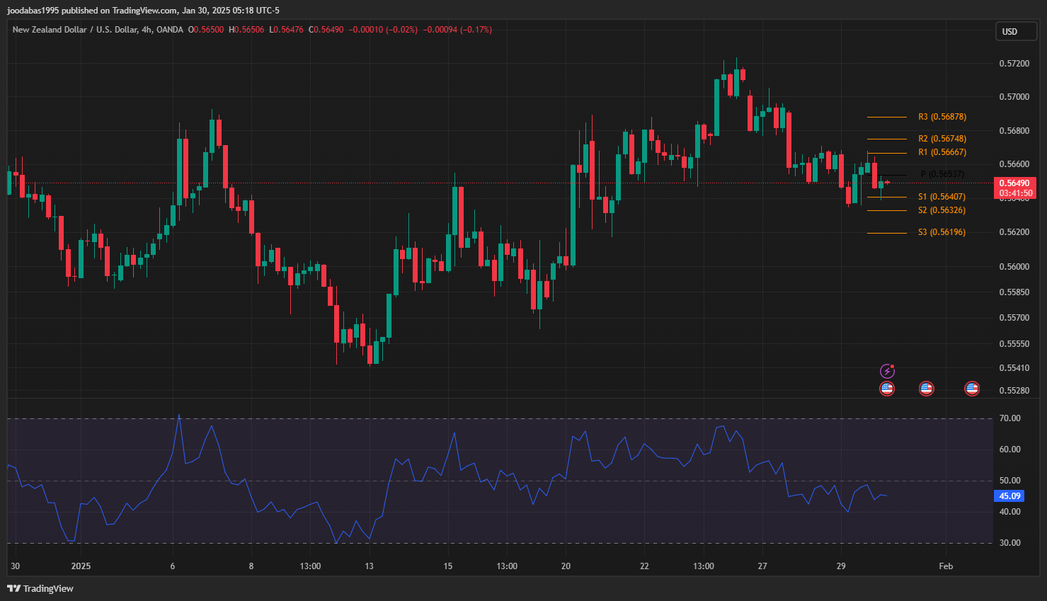 تحليل NZDUSD دولار ليوم الخميس30-1-2025