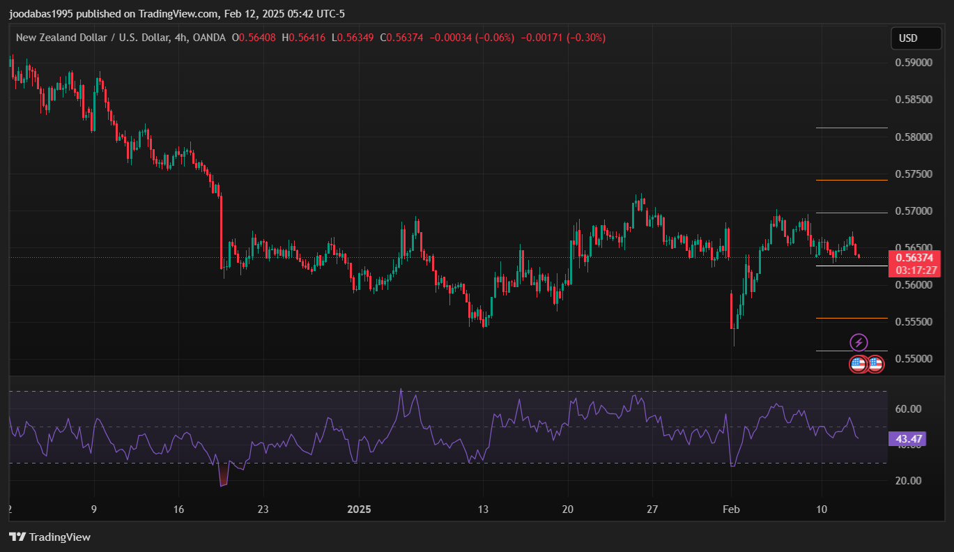 تحليل NZDUSD دولار ليوم الاربعاء 12-2-2025